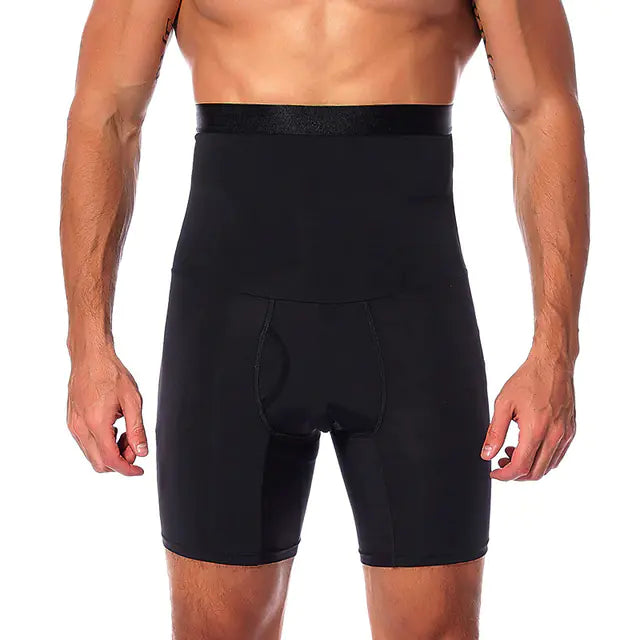 Men's High Waist Body Shaper Compression Shorts